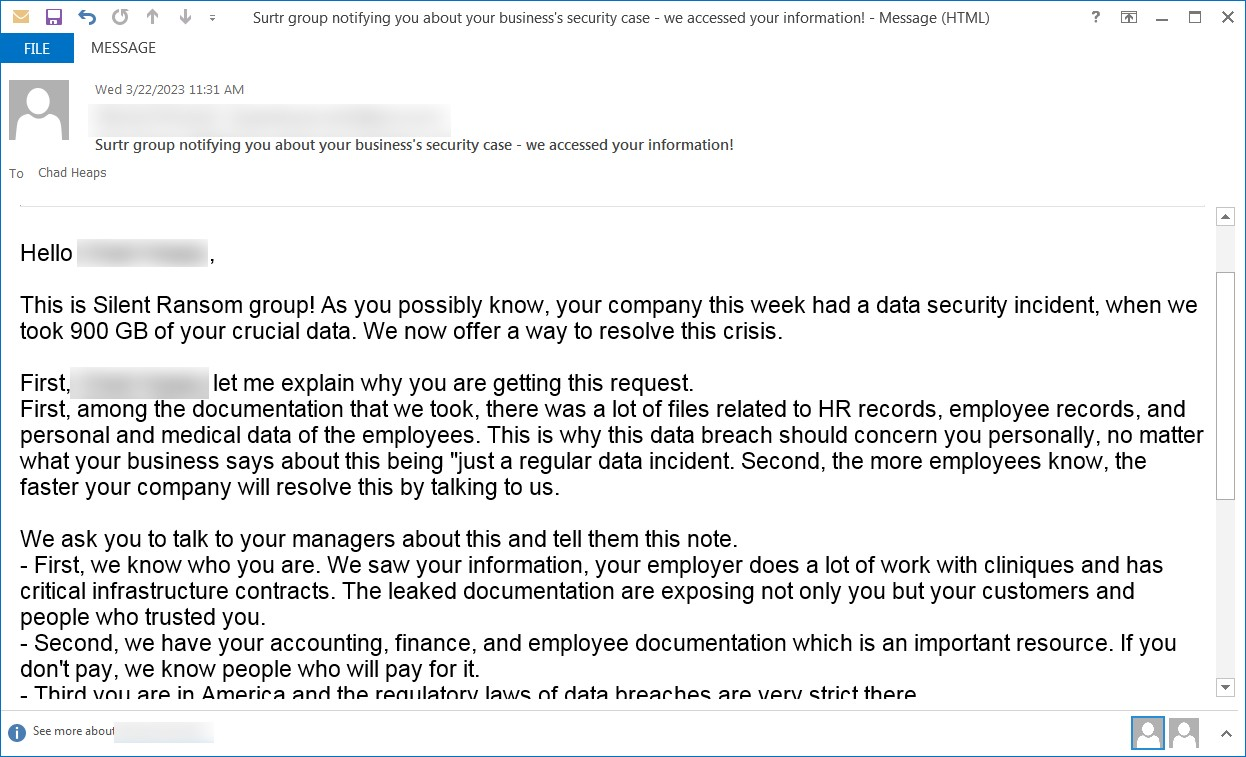 Instructure Ransom Message (03/04/23) Blog 93 - Riding the ransomware wave — Cybertrainer.uk
