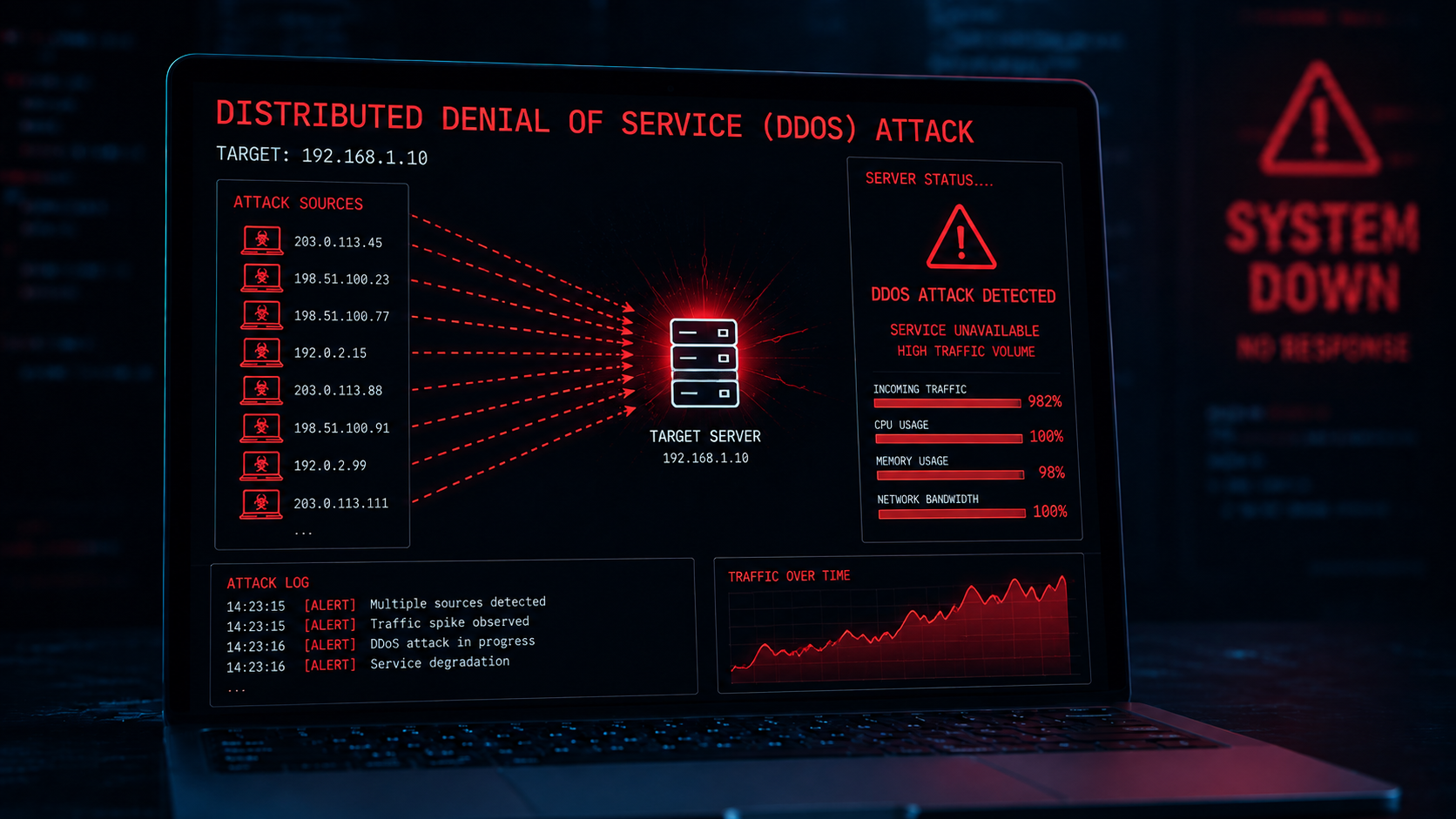 Distributed Denial of Service (DDoS)