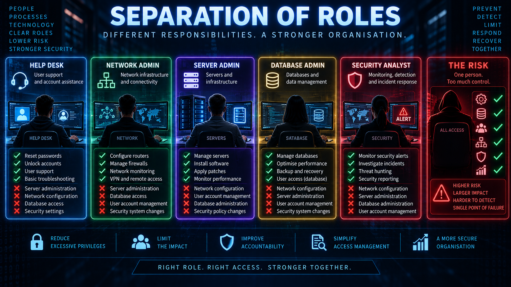 Separation of roles